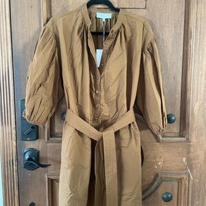 L’Academie Cotton Midi Dress